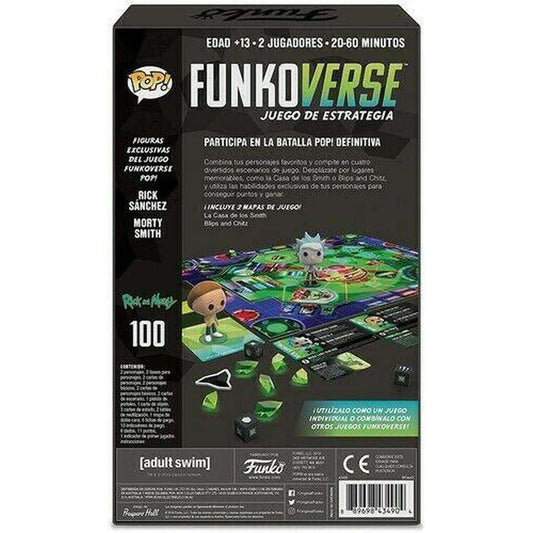 **ESPAÑOL** FUNKOVERSE Rick Morty Juego de estrategia jugadores