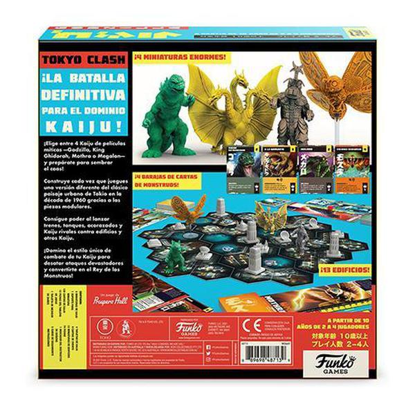 ***ESPAÑOL***FUNKO Games Godzilla Tokio Clash Juego de estrategia jugadores