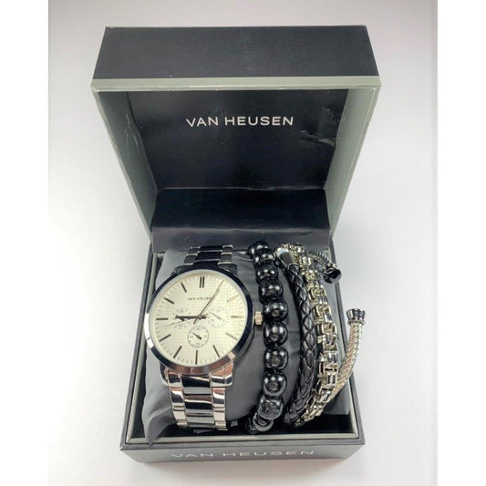 VAN HEUSEN - Juego reloj y 4 pulseras