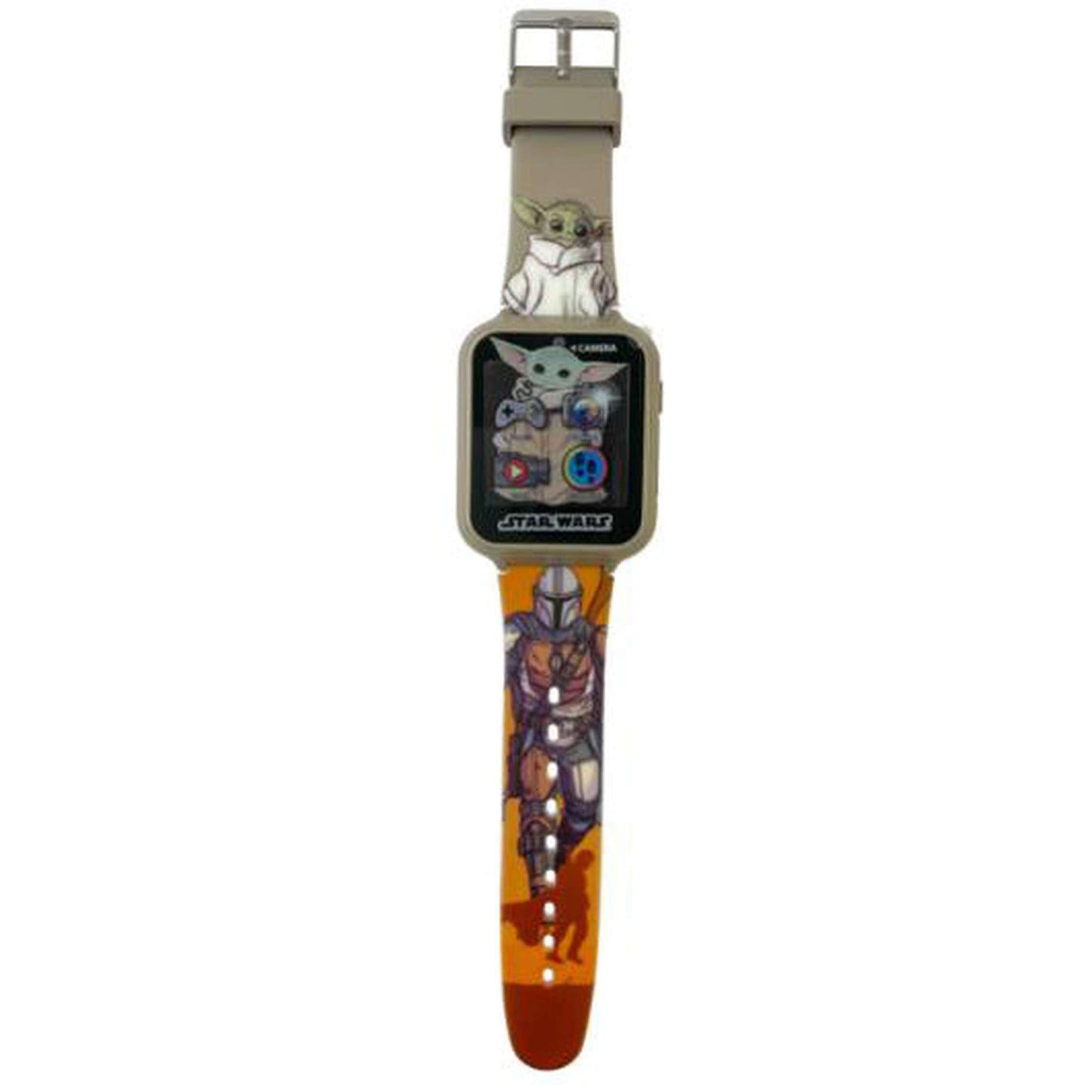 ***Resistente salpicaduras*** Smartwatch para Niños Star Wars Mandalorian El Niño Gris