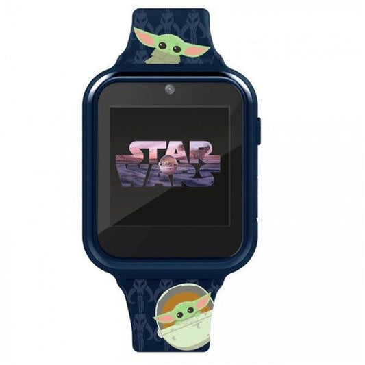 ***Resistente salpicaduras*** Smartwatch para Niños Star Wars Mandalorian El Niño Azul