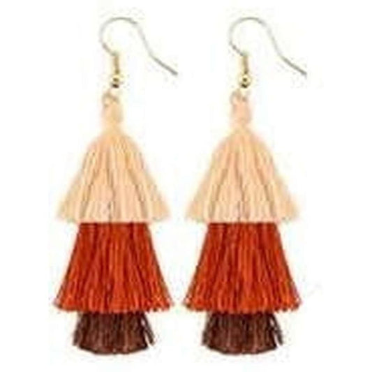 Aretes de hilo, estilo