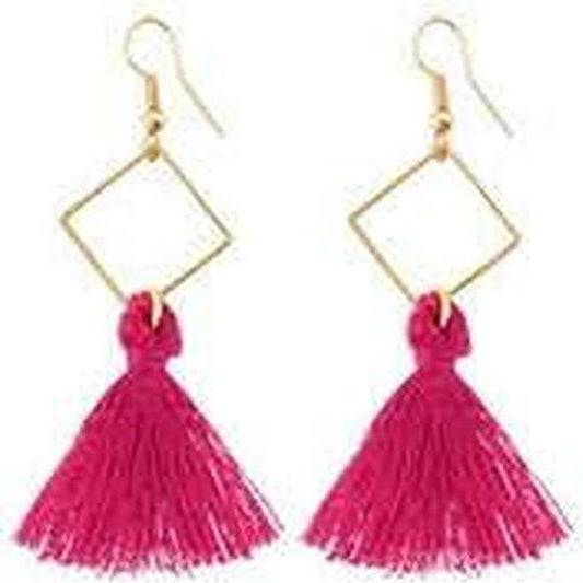 Aretes de hilo, estilo