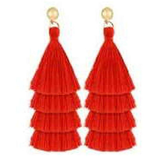 Aretes de hilo, estilo