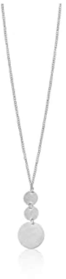 Collar plateado largo, estilo 7