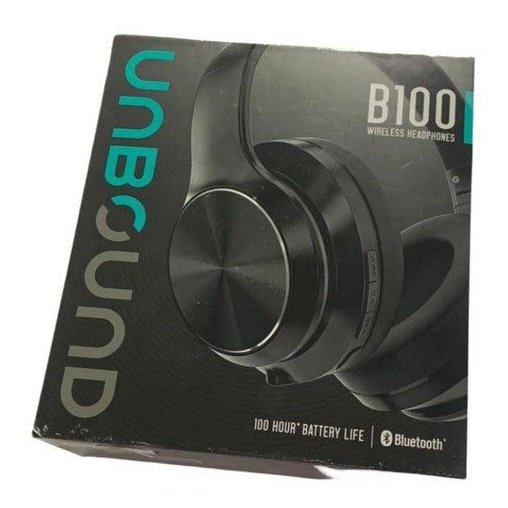 Unbound Audífonos bluetooth, color negro.