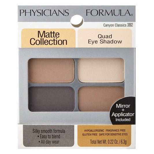 Sombra para ojos Physicians Formula, Matte Collection Quad. Color: Canyon Classics