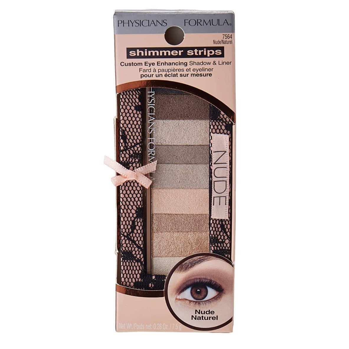 Sombras/Deliniador - Physicians Formula - Shimmer Strips, Color: 7564 Nude.