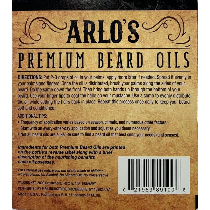 Aceite para la barba Arlo's