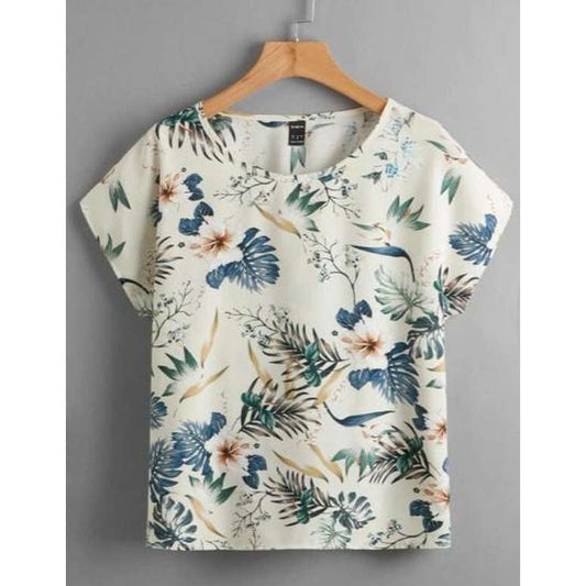 SHEIN Blusa Tropical Casual