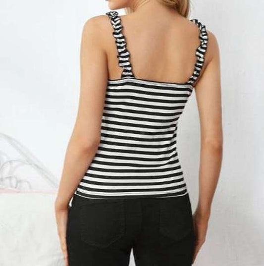 SHEIN Top Premamá de rayas