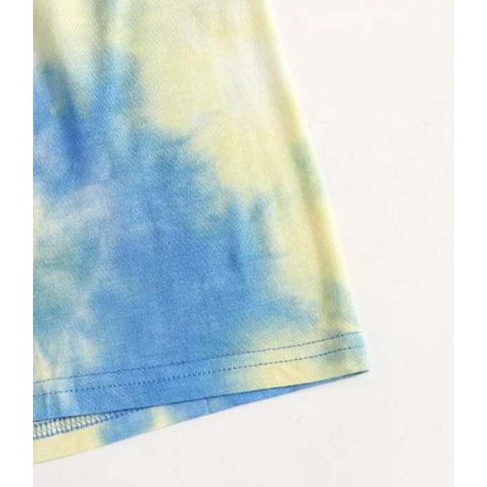 Short tie dye cintura alta