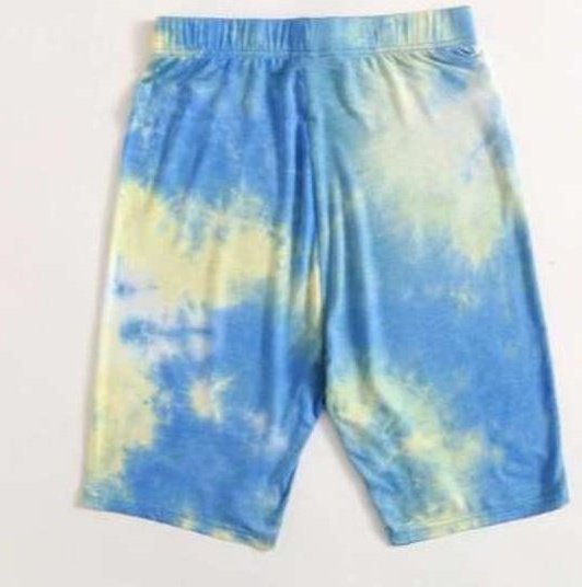 Short tie dye cintura alta