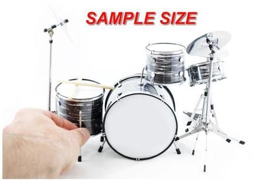 Bateria Replica Miniatura - Metallica (Lars Ulrich) - TAMA Naranja
