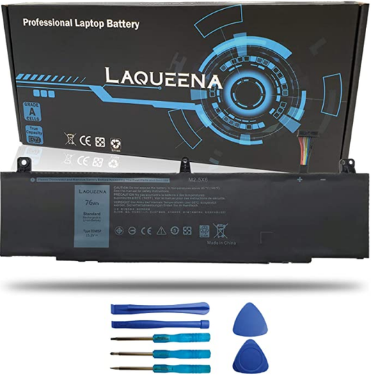 Laqueena TDW5P - Batería de repuesto para portátil Dell AlienwareÂ