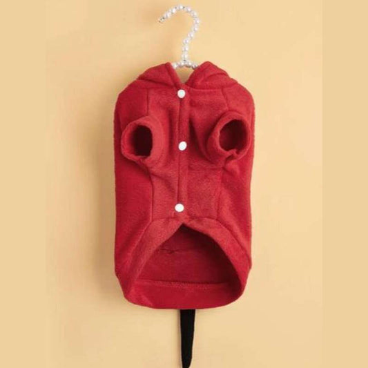 Disfraz para gato, color rojo