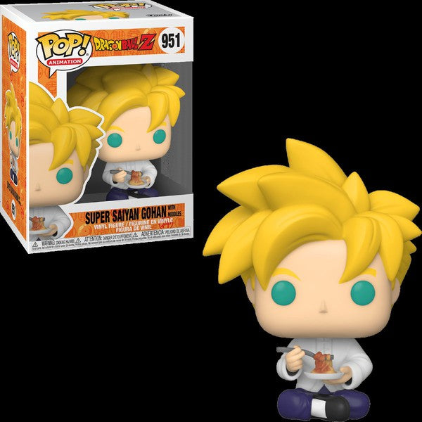 FUNKO Dragon Ball Z, Super Saiyan Gohan con noodles