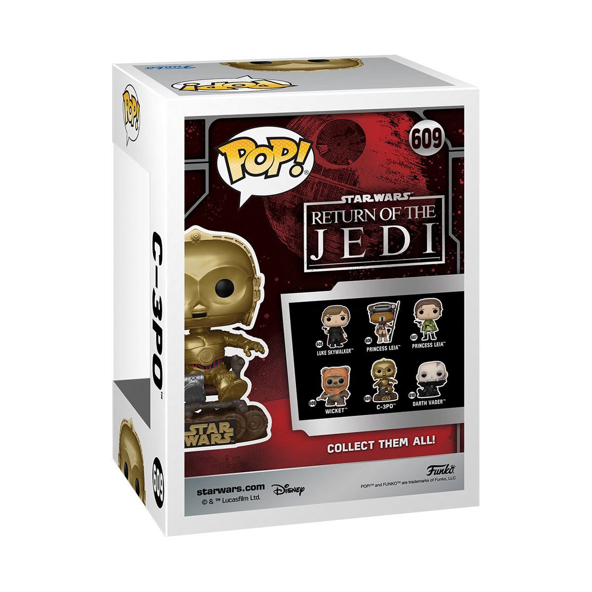 FUNKO - 609, Star Wars, Return of the Jedi 40 Aniversario - C-3P0 en silla