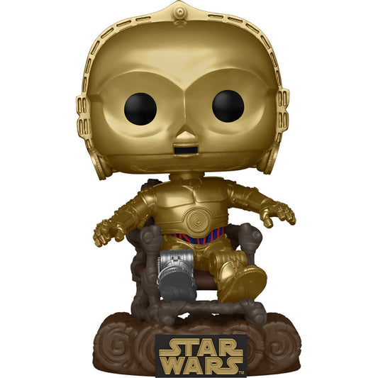 FUNKO - 609, Star Wars, Return of the Jedi 40 Aniversario - C-3P0 en silla