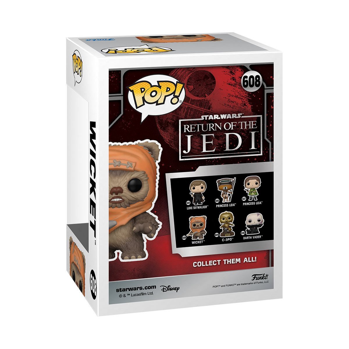 FUNKO - 608, Star Wars, Return of the Jedi 40 Aniversario - Wicket