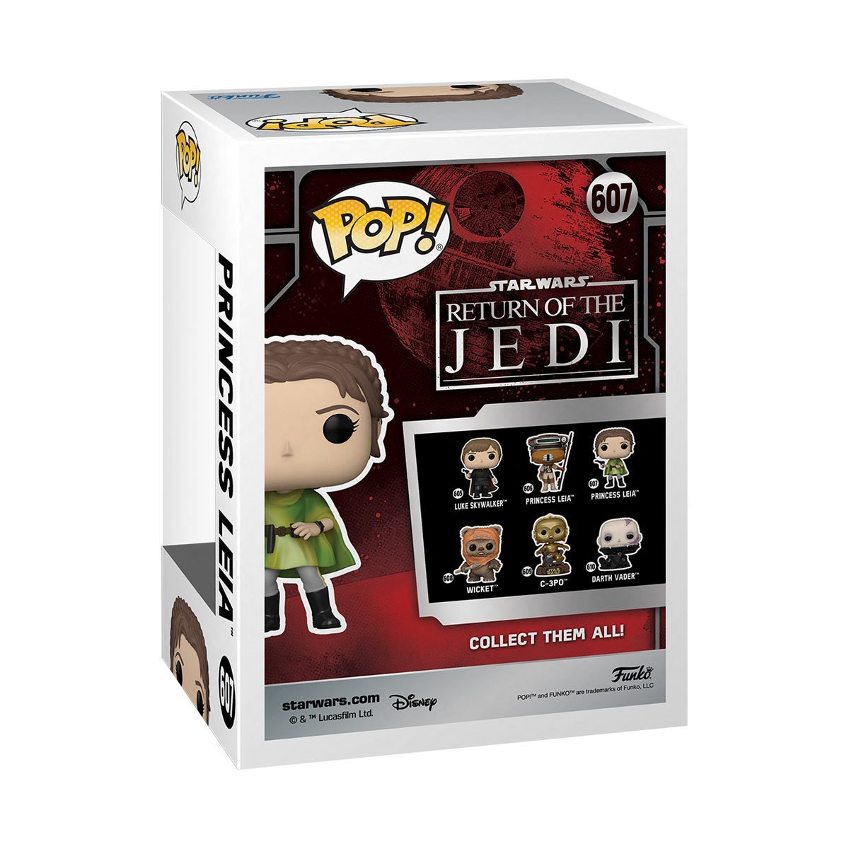 FUNKO - 607, Star Wars, Return of the Jedi 40 Aniversario - Princesa Leia (Endor)
