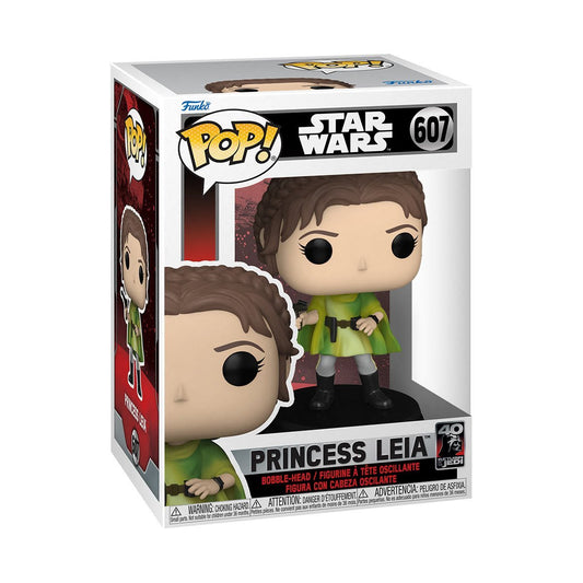 FUNKO - 607, Star Wars, Return of the Jedi 40 Aniversario - Princesa Leia (Endor)