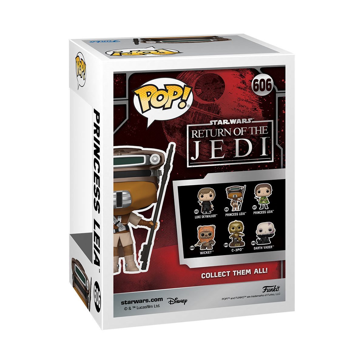 FUNKO - 606, Star Wars, Return of the Jedi 40 Aniversario - Princesa Leia (Boushh)