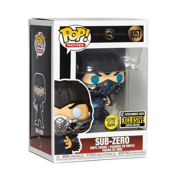 ***EXCLUSIVO*** FUNKO Mortal Kombat, Sub -Zero Brilla en la oscuridad