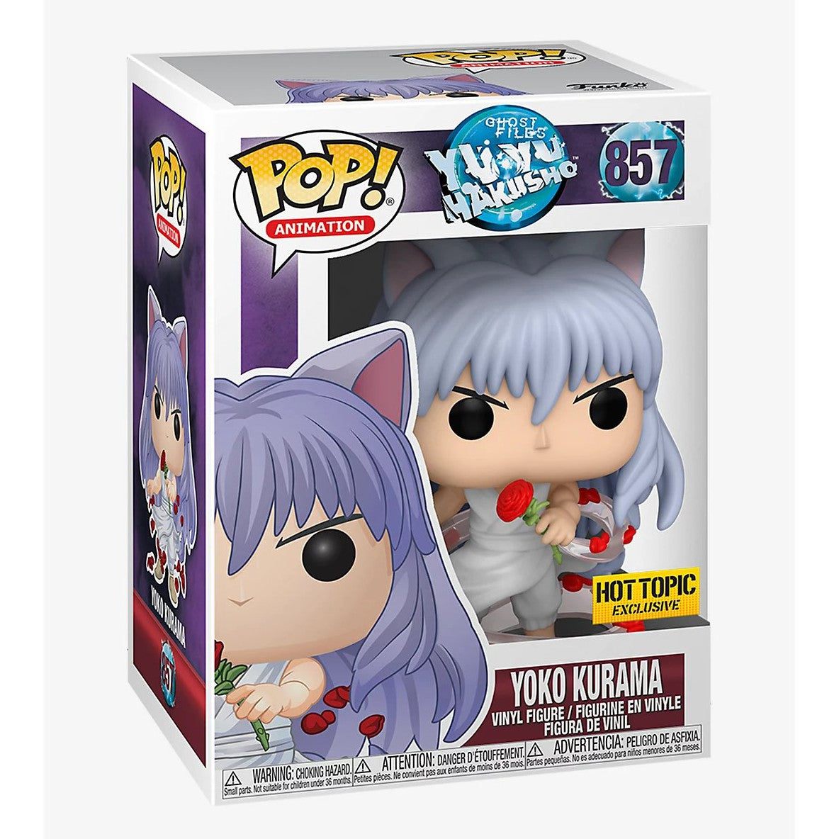 ***Exclusivo*** Funko - 857, Yu Yu Hakusho: Ghost Files, Yoko Kurama