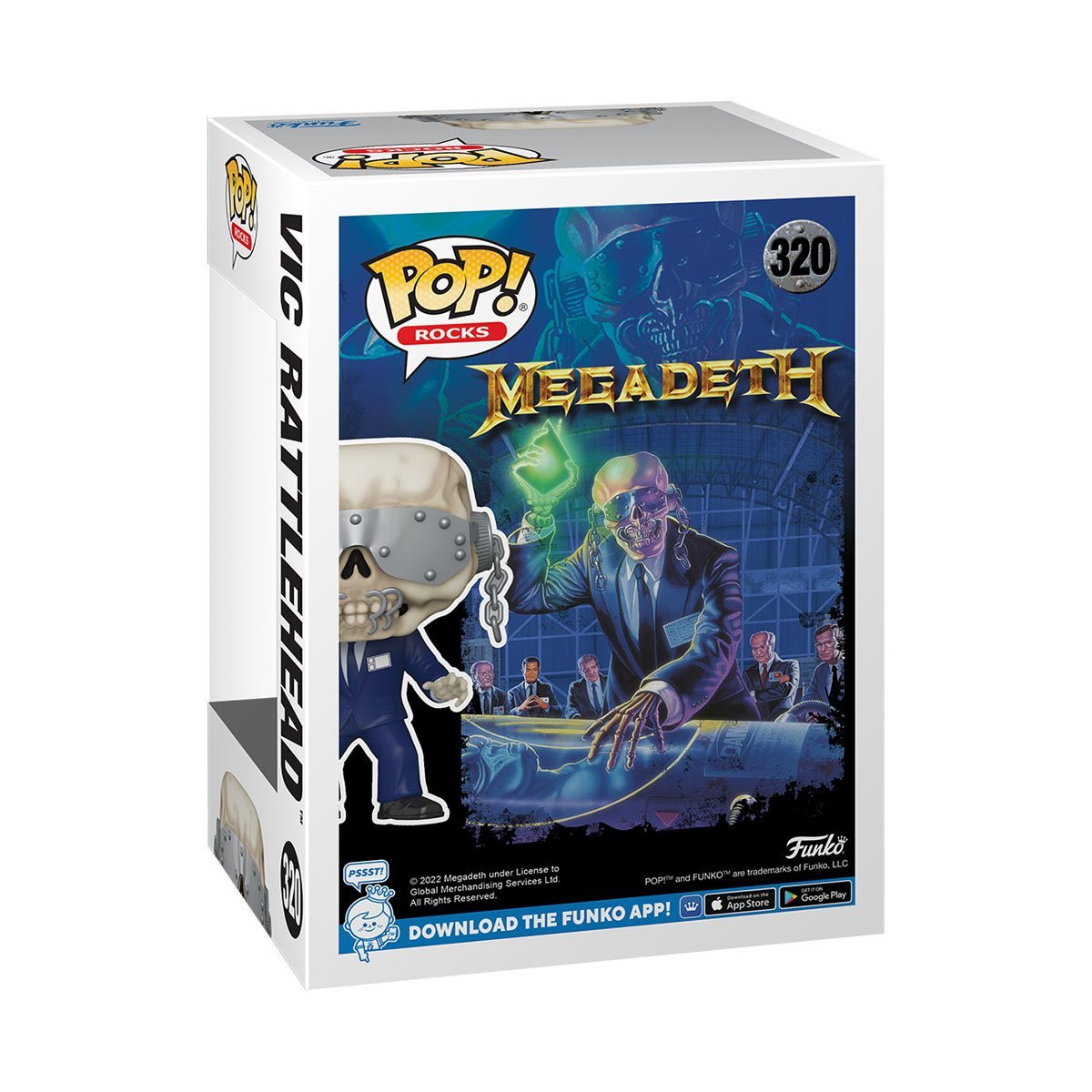 FUNKO - 320, Megadeth - Rick Rattlehead