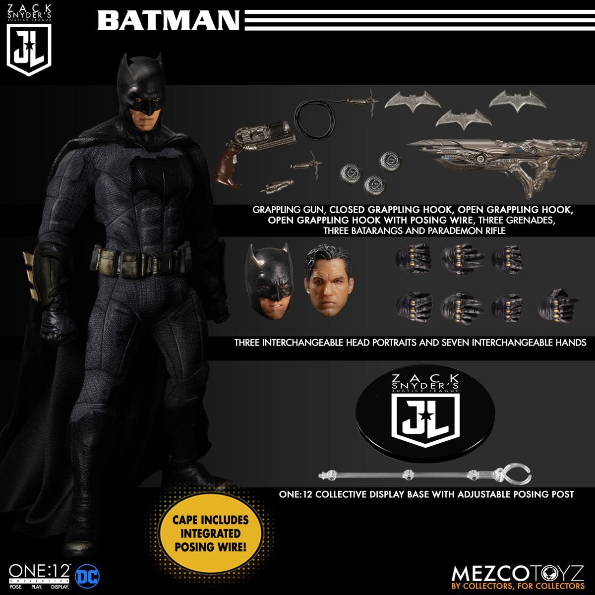Justice League Snyder's Deluxe Set (escala 1:12)