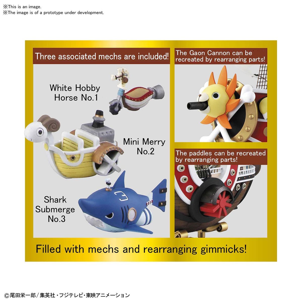 BANDAI - One Piece - Thousand Sunny Land Of Wano, Modelo para Armar Barco