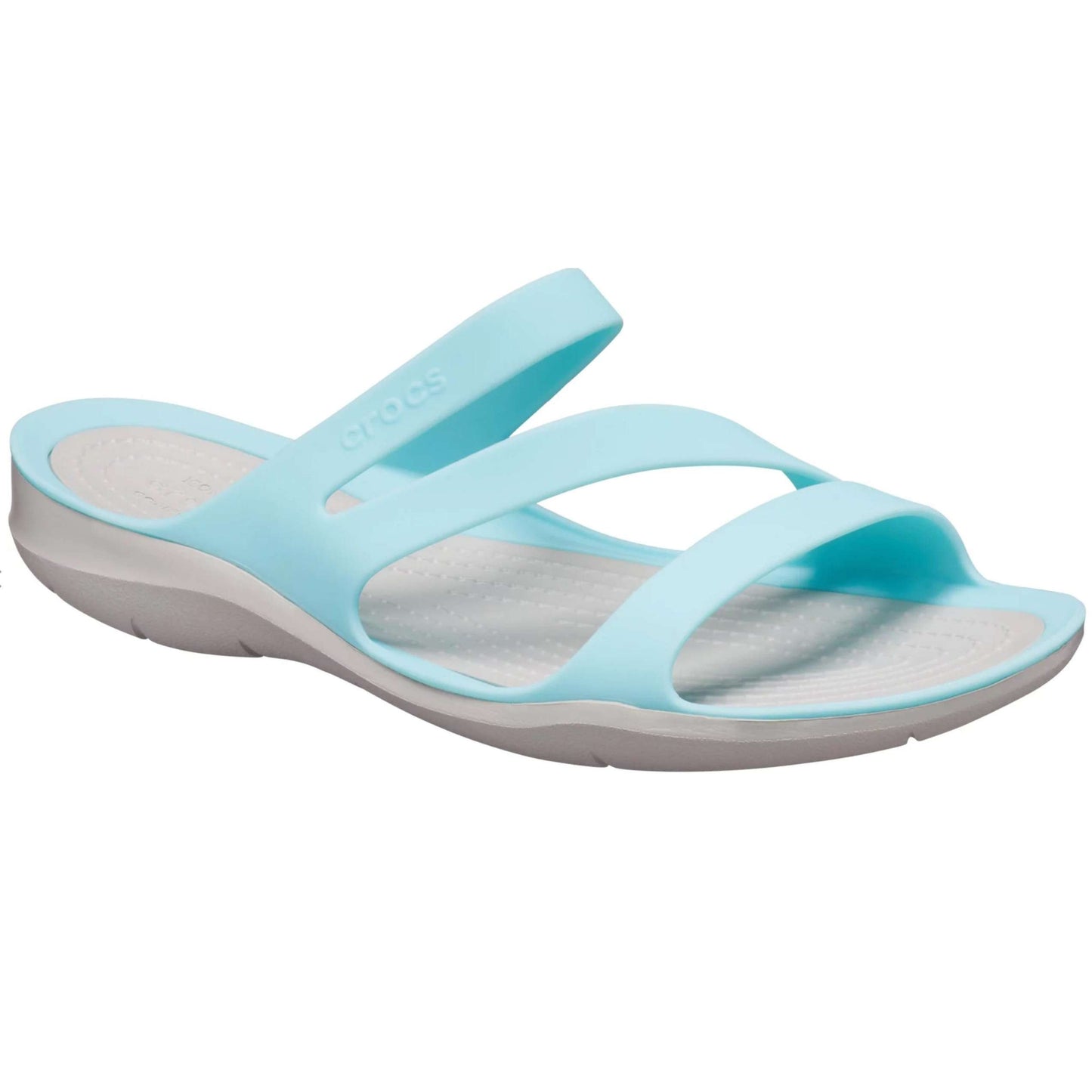 CROCS Sandalia Mujer - Swiftwater, Celeste, Talla w6
