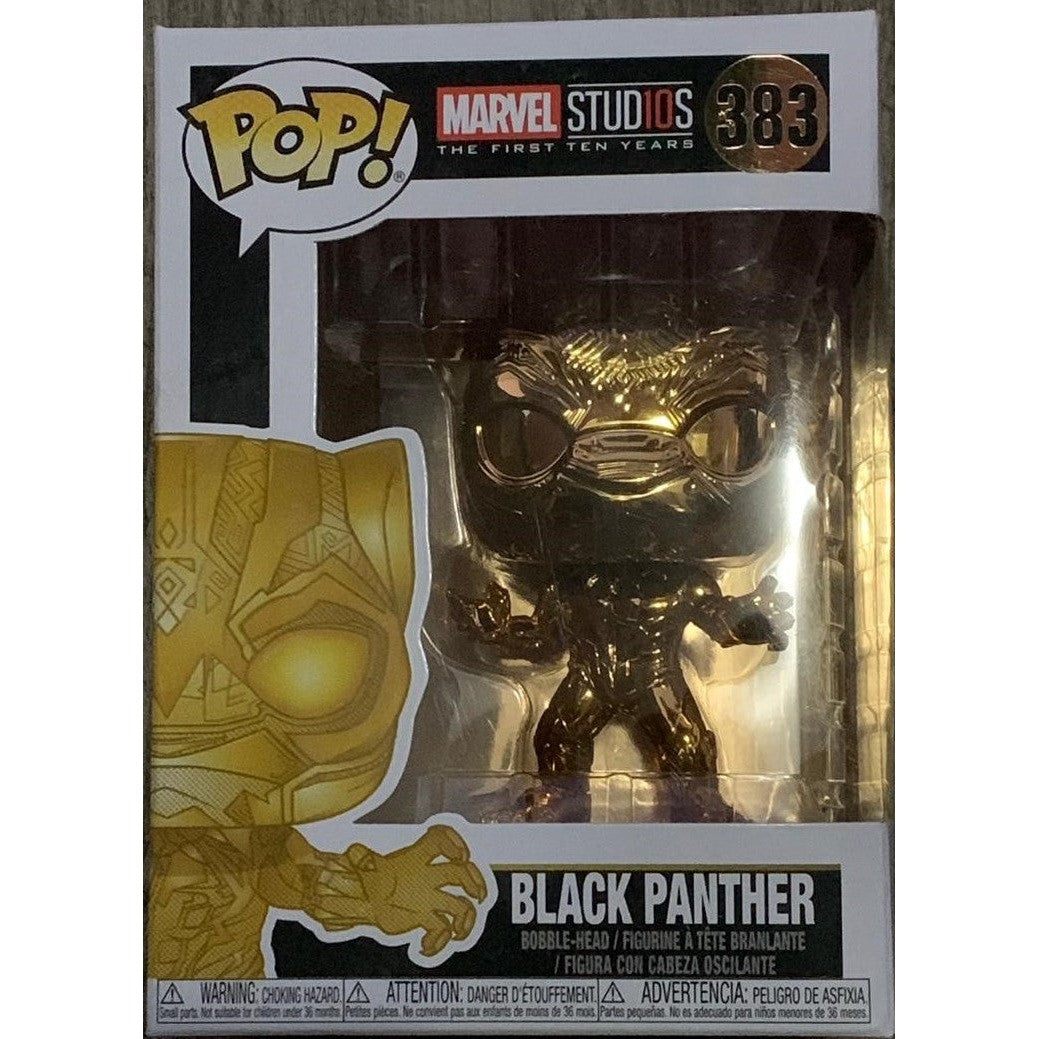 Funko - Marvel - 383, Black Panther (Dorado) - The Gift Shop Costa Rica