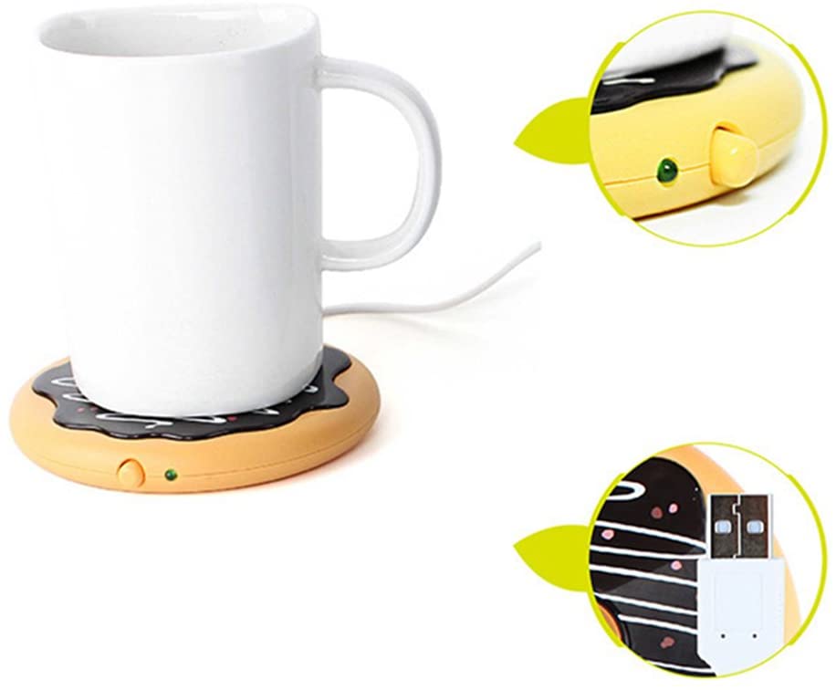 Calentador de taza en forma de dona
