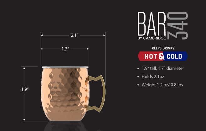 BAR 340 - 4 Moscow Mule - Tamaño Shot