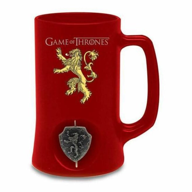 Jarra Game Thrones Emblema Familia Lannister