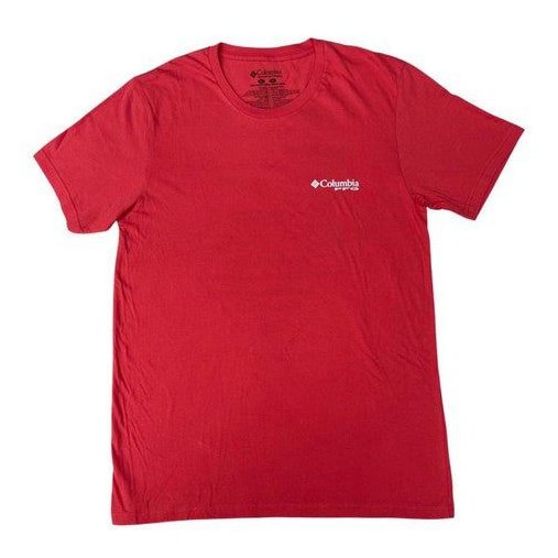 Columbia Camiseta para hombre PFG, marga corta Men's Valon SS T-shirt color: palo rosa, talla: M.