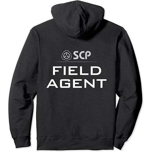 Abrigo de Tela SCP Foundation Field Agent Talla Color Negro