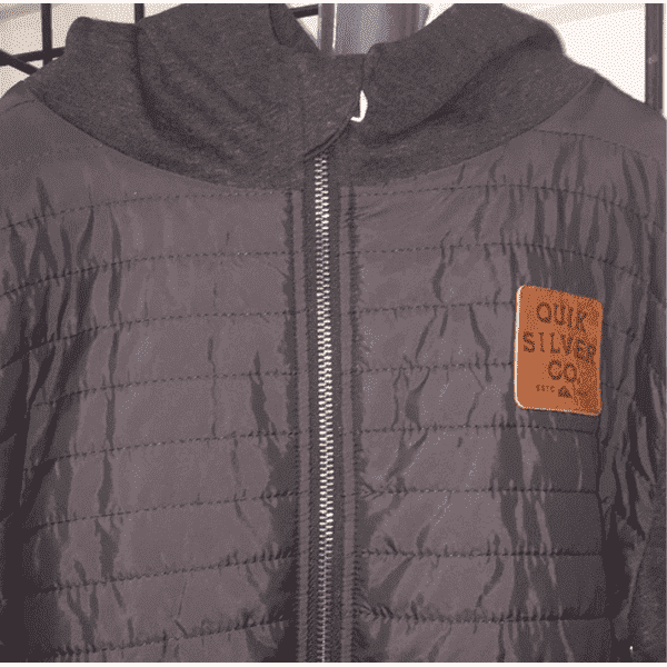 Jacket Niño Quiksilver Leno Bay Color Negro