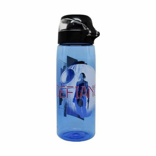Botella de agua, Star Wars Rogue One Oficial Ejercito Rebelde, Color Azul