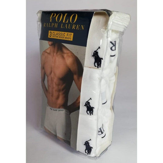 Boxer Hombre Polo unidades Blanco