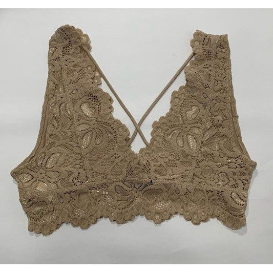 Bralette de encaje Ambiance, color beige