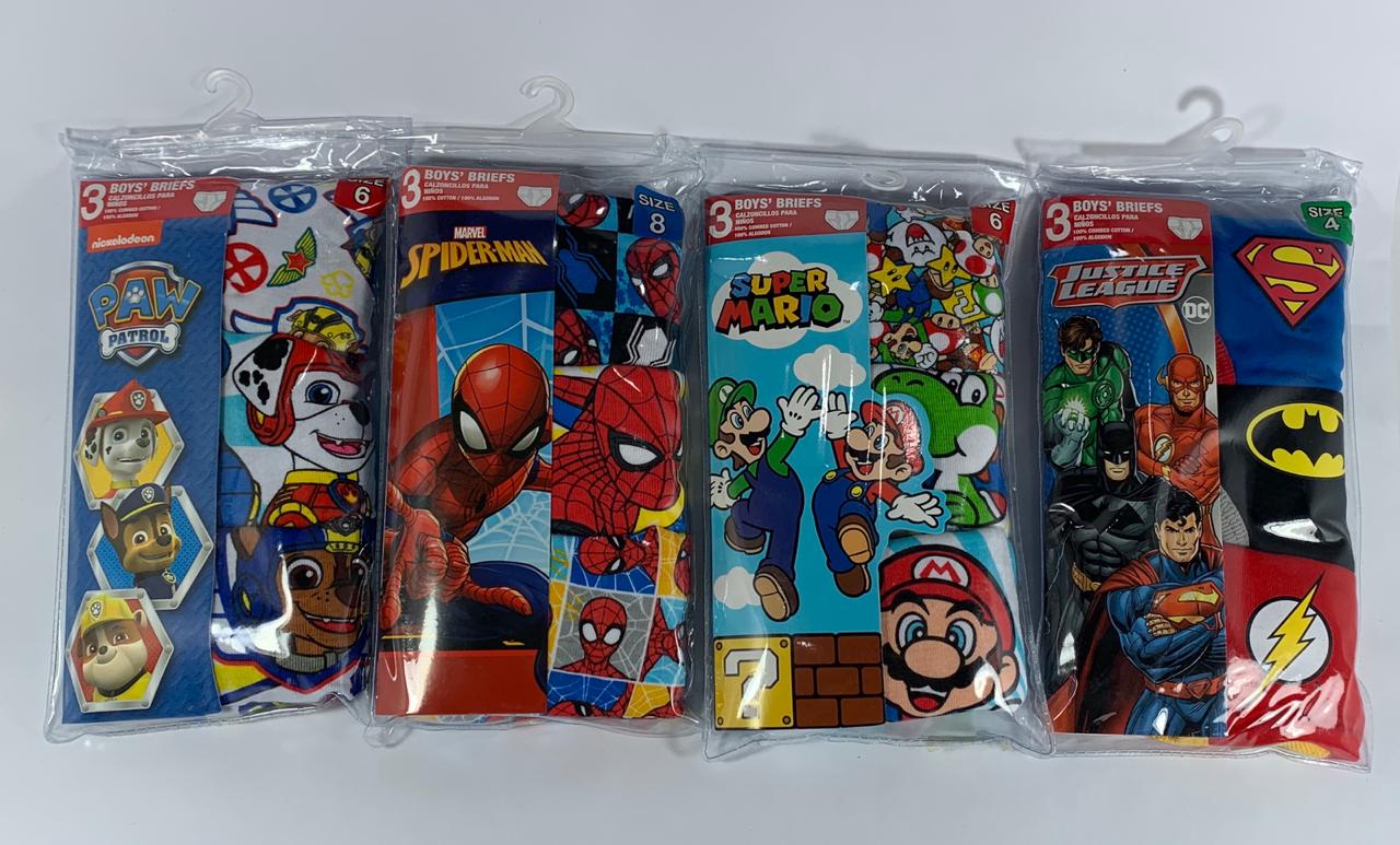 Calzoncillo para niño de Paw Patrol, 3 unid. - The Gift Shop Costa Rica