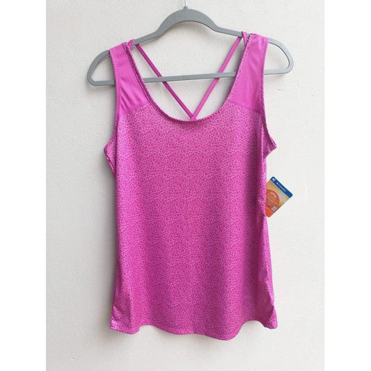 Camiseta deportiva para mujer Columbia, color rosada