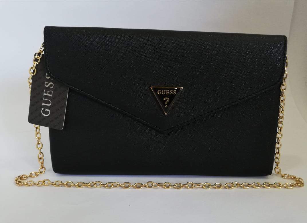 Bolsa guess negra con cadena outlet