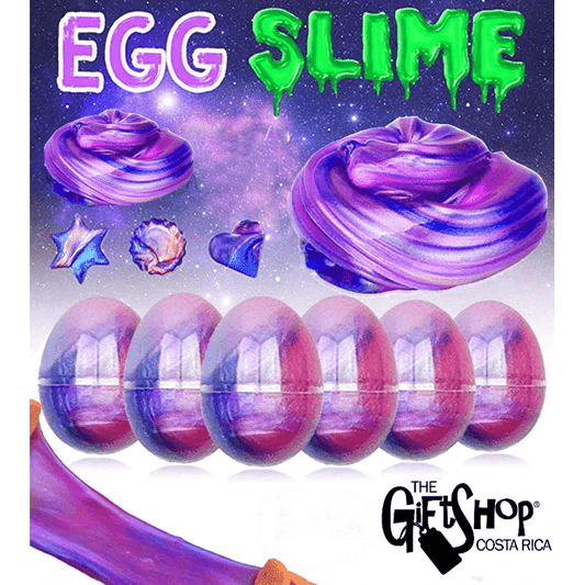EASYCITY Fluffy Slime Huevo de pascua multicolor huevo oz