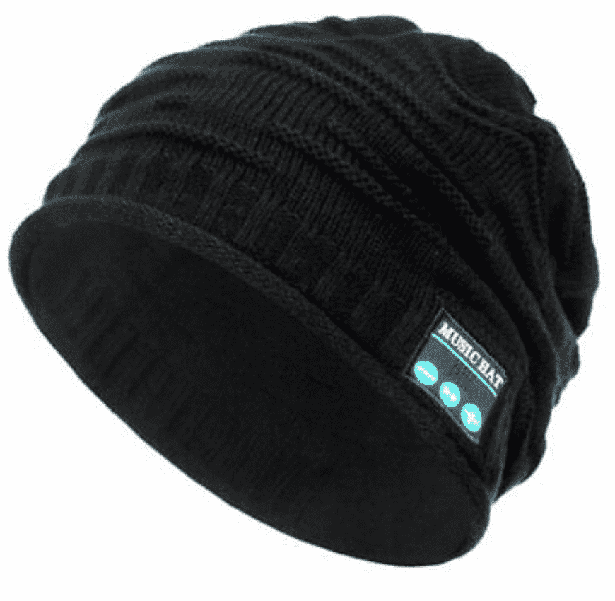Gorro con audífonos integrados, varias funciones incluido bluetooth, color: negro. - The Gift Shop Costa Rica