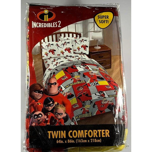 Disney Pixar Increibles Edredón Individual