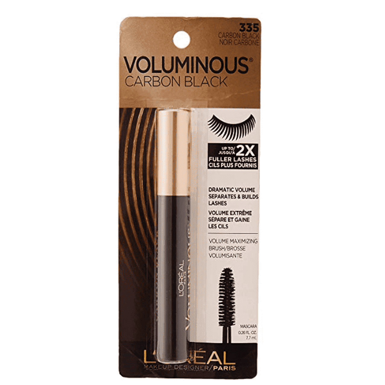 Mascara L'Oreal Voluminous, Lavable, color: carbon black